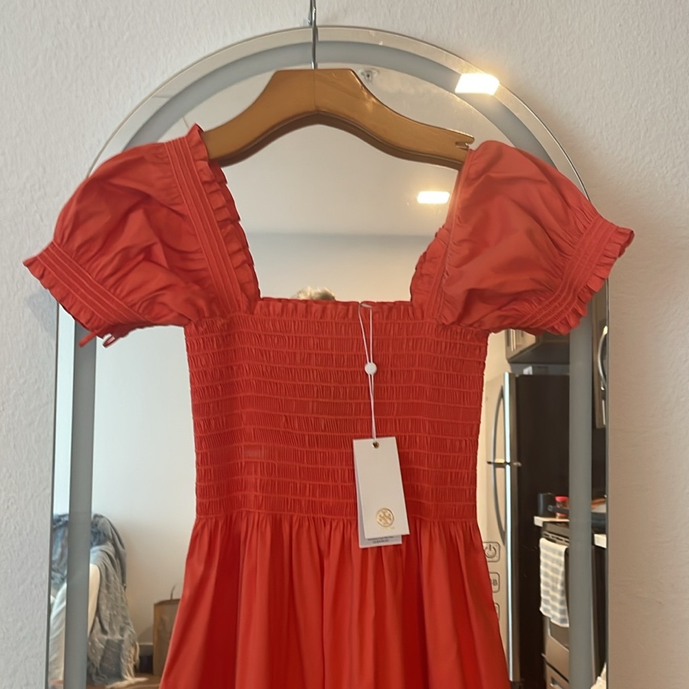 😍Tory Burch Puff Sleeve Dress - Picture 4 of 8